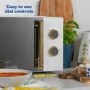 Russell Hobbs Groove RHMM723 17L Compact Freestanding Solo Microwave - White