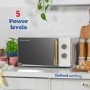 Russell Hobbs Groove RHMM723 17L Compact Freestanding Solo Microwave - White