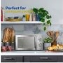 Russell Hobbs 20L Freestanding Solo Microwave Oven - Stainless Steel