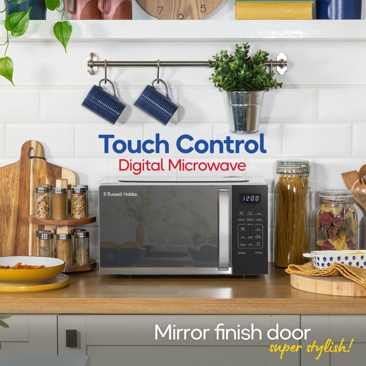 Russell Hobbs RHMT2045S 20L Touch Control Digital Microwave - Silver