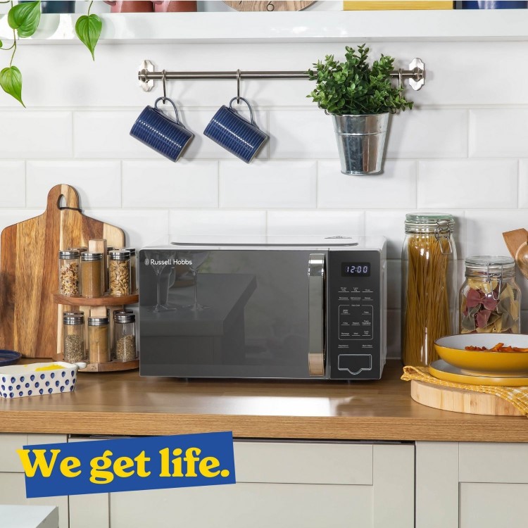 Russell Hobbs RHMT2045S 20L Touch Control Digital Microwave - Silver