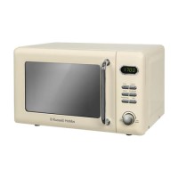 Russell Hobbs RHRETMD706C 17L 700W Retro Design Freestanding Digital Microwave in Cream