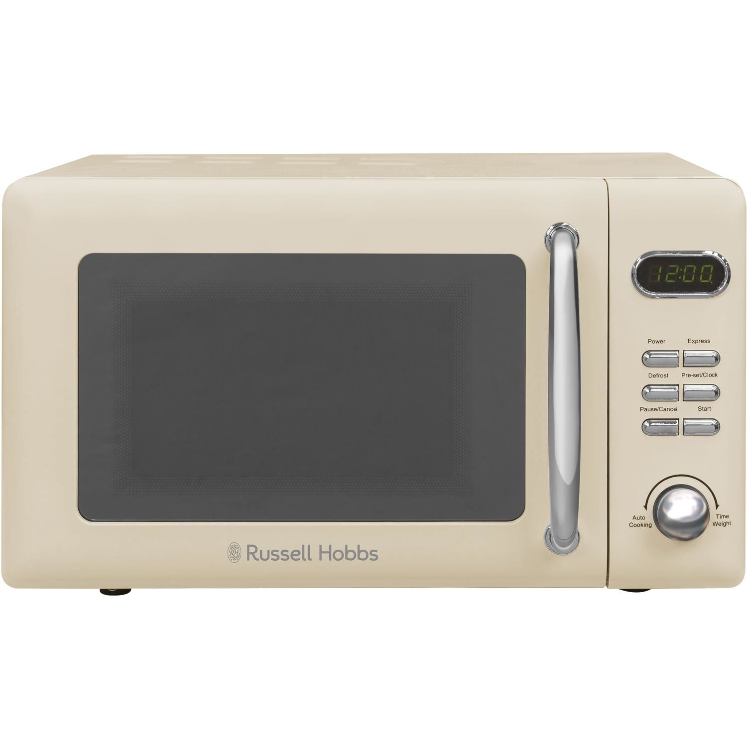 Russell Hobbs Cream Digital Microwave