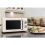 Russell Hobbs 17L Retro Solo Microwave - Cream

