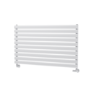 Sorrento White Oval Designer Radiator 590x1000mm Single Panel 2420 BTU