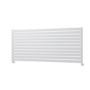 Riace Linea White Flat Designer Radiator 770x1800mm Single Panel 5215 BTU - Horizontal Bars