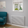 Ravello White Square Designer Radiator 585x1000mm Single Panel 2785 BTU