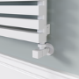 Ravello White Square Designer Radiator 585x1000mm Single Panel 2785 BTU