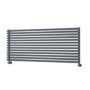 Ravello Dark Grey Anthracite Square Designer Radiator 585x1400mm Single Panel 3782 BTU