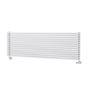 Ventura White Oval Unique Designer Radiator 455x1400mm Single Panel 3420 BTU