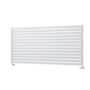 Sorrento Linea White Oval Designer Radiator 767x1600mm Single Panel 4915 BTU - Horizontal Bars
