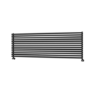 Ravello Midnight Black Square Designer Radiator 585x1800mm Single Panel 4744 BTU