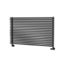 Ventura Midnight Black Oval Unique Designer Radiator 595x1000mm Single Panel 3072 BTU