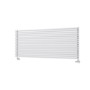 Ventura White Oval Unique Designer Radiator 595x1400mm Single Panel 4498 BTU