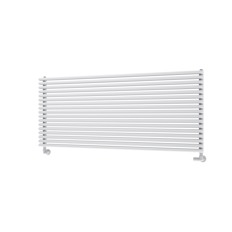 Ventura White Oval Unique Designer Radiator 595x1400mm Single Panel 4498 BTU
