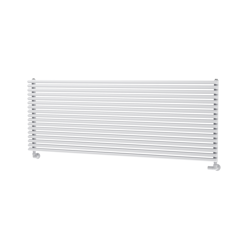 Ventura White Oval Unique Designer Radiator 595x1600mm Single Panel 5212 BTU