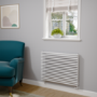Ventura White Oval Unique Designer Radiator 595x800mm Single Panel 2386 BTU