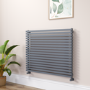 Ravello Dark Grey Anthracite Square Designer Radiator 810x1000mm Single Panel 3860 BTU