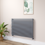 Ravello Dark Grey Anthracite Square Designer Radiator 810x1200mm Single Panel 4553 BTU