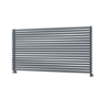 Ravello Dark Grey Anthracite Square Designer Radiator 810x1600mm Single Panel 5908 BTU