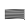 Ravello Midnight Black Square Designer Radiator 810x1800mm Single Panel 6570 BTU