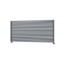 Ravello Dark Grey Anthracite Square Designer Radiator 810x1800mm Single Panel 6570 BTU
