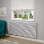 Ravello White Square Designer Radiator 810x1800mm Single Panel 6570 BTU