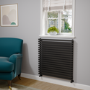 Ravello Midnight Black Square Designer Radiator 810x800mm Single Panel 3150 BTU