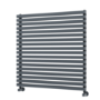 Ravello Dark Grey Anthracite Square Designer Radiator 810x800mm Single Panel 3150 BTU