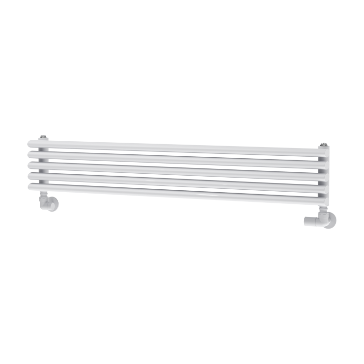 Ventura White Oval Unique Designer Radiator 175x1000mm Single Panel 945 BTU