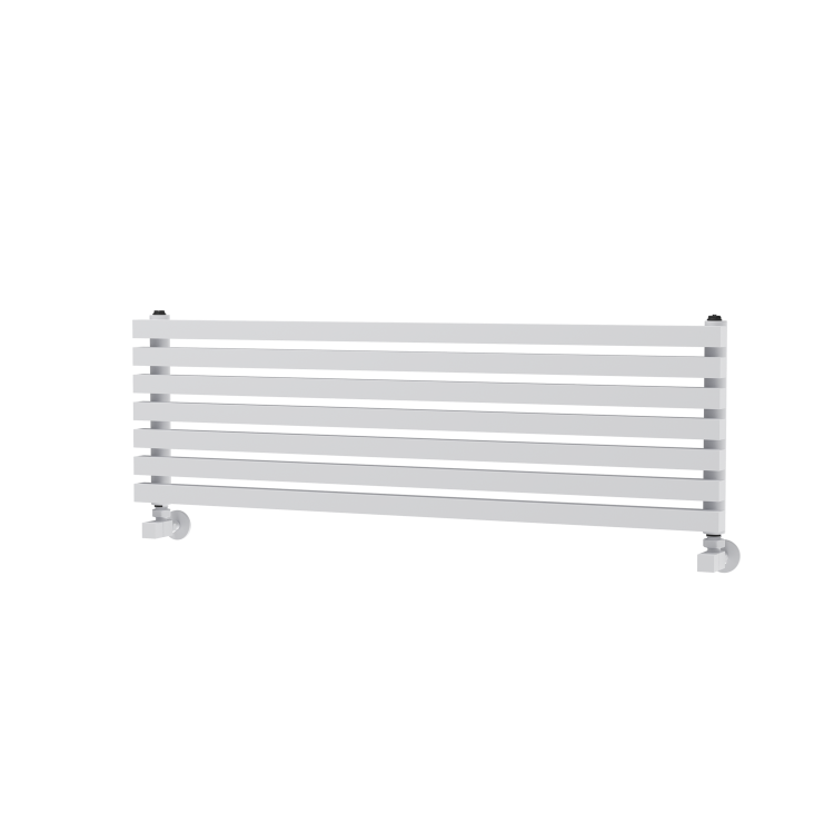 Ravello White Square Designer Radiator 315x1000mm Single Panel 1502 BTU
