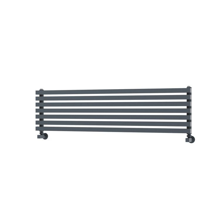 Ravello Dark Grey Anthracite Square Designer Radiator 315x1200mm Single Panel 1771 BTU
