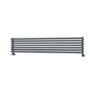 Ravello Dark Grey Anthracite Square Designer Radiator 315x1600mm Single Panel 2297 BTU