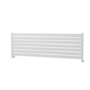 Riace Linea White Flat Designer Radiator 490x1600mm Single Panel 2952 BTU - Horizontal Bars