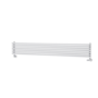 Ventura White Oval Unique Designer Radiator 245x1600mm Single Panel 2171 BTU