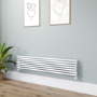 Ravello White Square Designer Radiator 315x1600mm Single Panel 2297 BTU