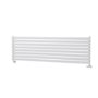 Sorrento Linea White Oval Designer Radiator 472x1600mm Single Panel 3024 BTU - Horizontal Bars