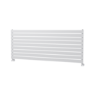 Riace Linea White Flat Designer Radiator 630x1600mm Single Panel 3795 BTU - Horizontal Bars