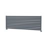 Riace Linea Dark Grey Anthracite Flat Designer Radiator 630x1800mm Single Panel 4266 BTU - Horizontal Bars