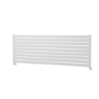 Riace Linea White Flat Designer Radiator 630x1800mm Single Panel 4266 BTU - Horizontal Bars