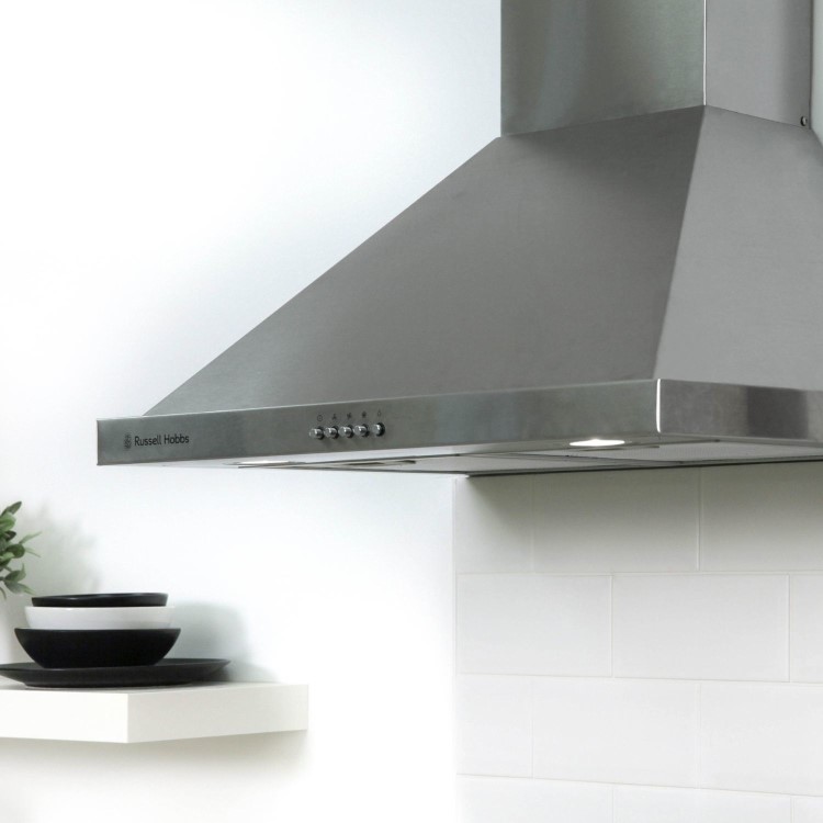 Refurbished Russell Hobbs RHSCH601SSM 60cm Chimney Cooker Hood Stainless Steel