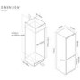 Refurbished Caple RI7306 Integrated 243 Litre 70/30 Frost Free Fridge Freezer
