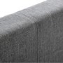 Grey Linen Double Bed Frame - Rialto - Julian Bowen