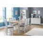 Light Grey Sideboard with Oak Top - Julian Bowen Richmond