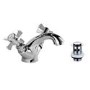 GRADE A1 - Chrome Traditional Mono Basin Mixer Tap With Waste - Ripley