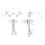 GRADE A1 - Chrome Traditional Mono Basin Mixer Tap With Waste - Ripley