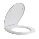 A1/RIPSEAT ONLY OPENED - White Round Soft Close Toilet Seat with Quick Release - Ripley