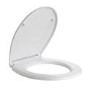 ONLY OPENED - White Round Soft Close Toilet Seat with Quick Release - Ripley
