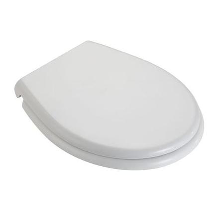 ONLY OPENED - White Round Soft Close Toilet Seat with Quick Release - Ripley