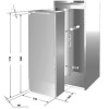 NordMende RITF393ANFPLUS 197L No Frost Tall Integrated Freezer With 8 Compartments - Sliding Rail